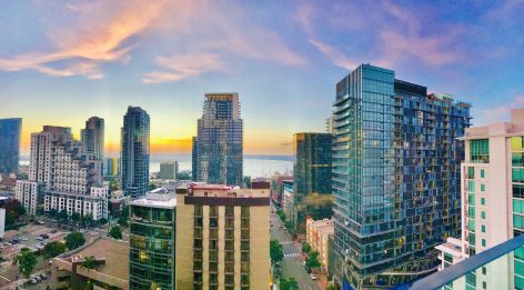 big city view of san diego california